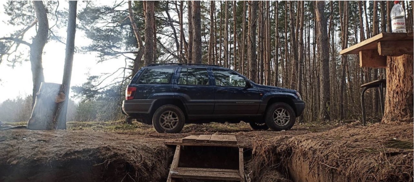 The SUV purchased for essential supply transport in the Bakhmut region